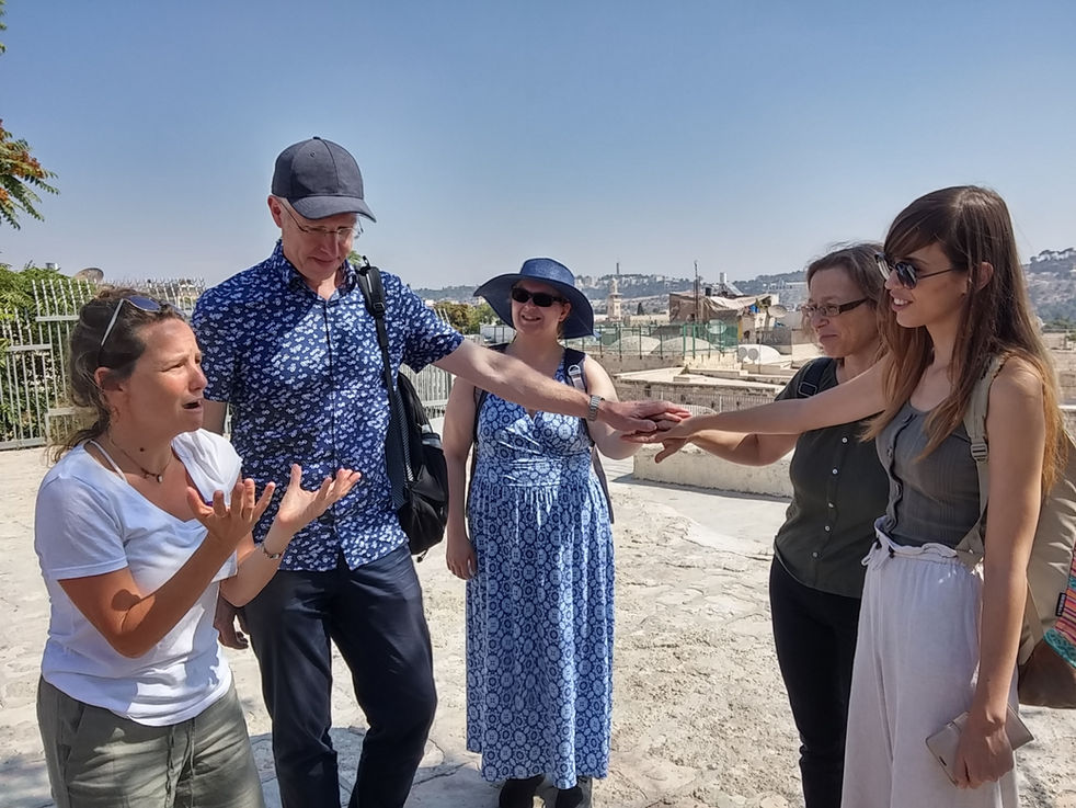 Lab Workers in Jerusalem