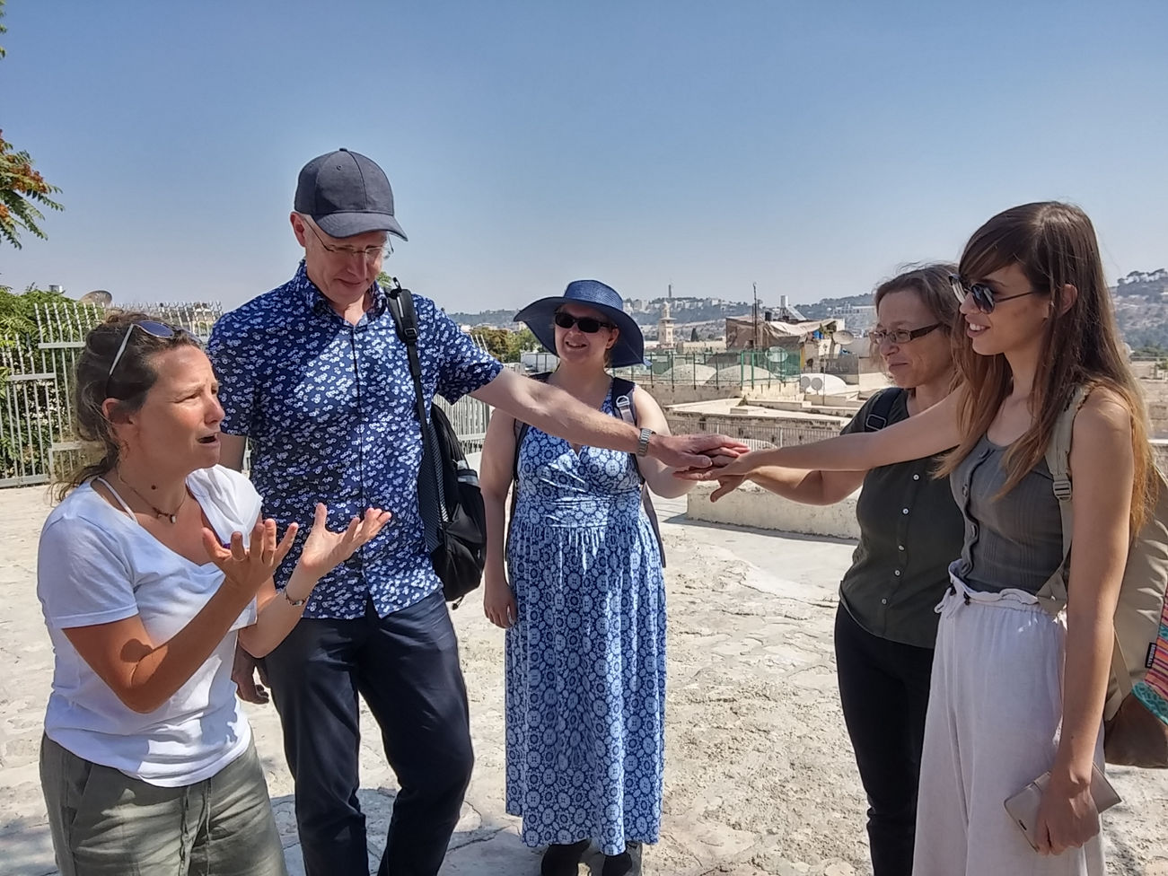 Lab Workers in Jerusalem