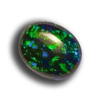 Green Fire Fire in Pace Cultured Opals by Healing Phoenix Lapidary
