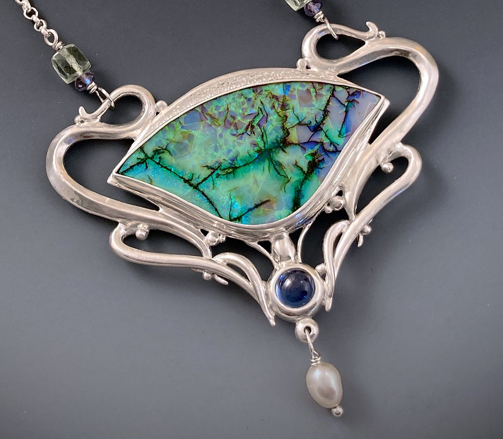 Thumbnail: Romancing the Stone: Reverse Stone Setting Tutorial by Holly Gage