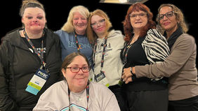 Friendships made at the Warrior Scar Jewelry Workshop