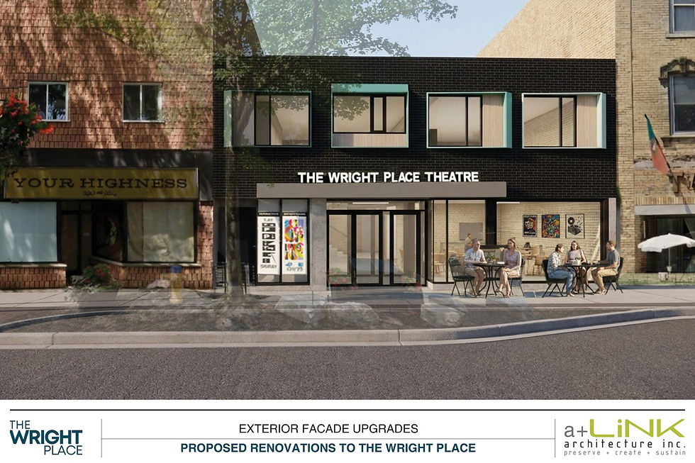 Concept photos of the exterior of The Wright Place