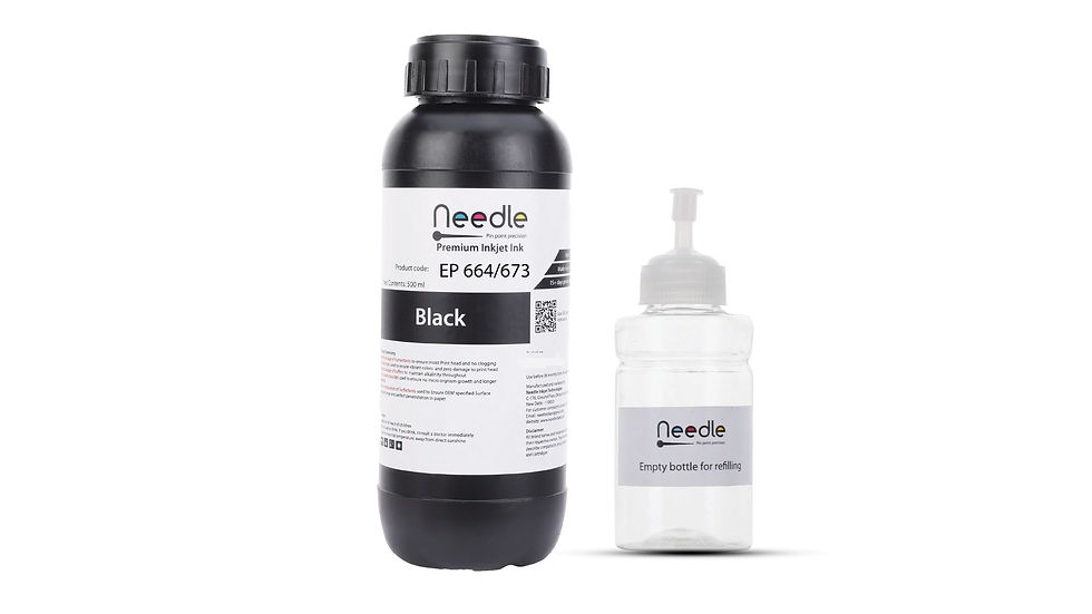Needle High Yield EP664 500ML (black) Inktank Refill ink