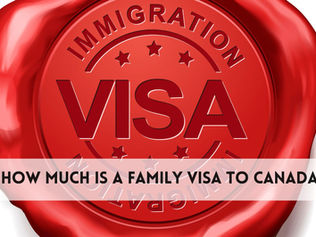 How much is a family visa to Canada