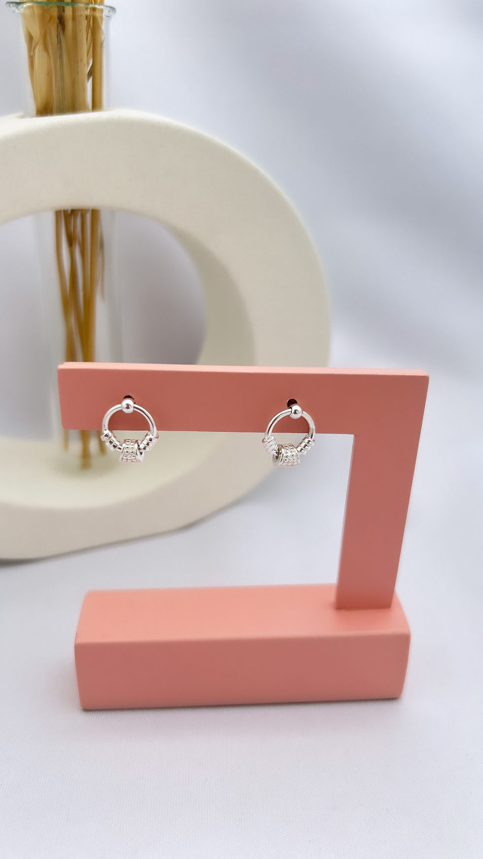 Miniatura: Mini aros pasantes. Plata 925