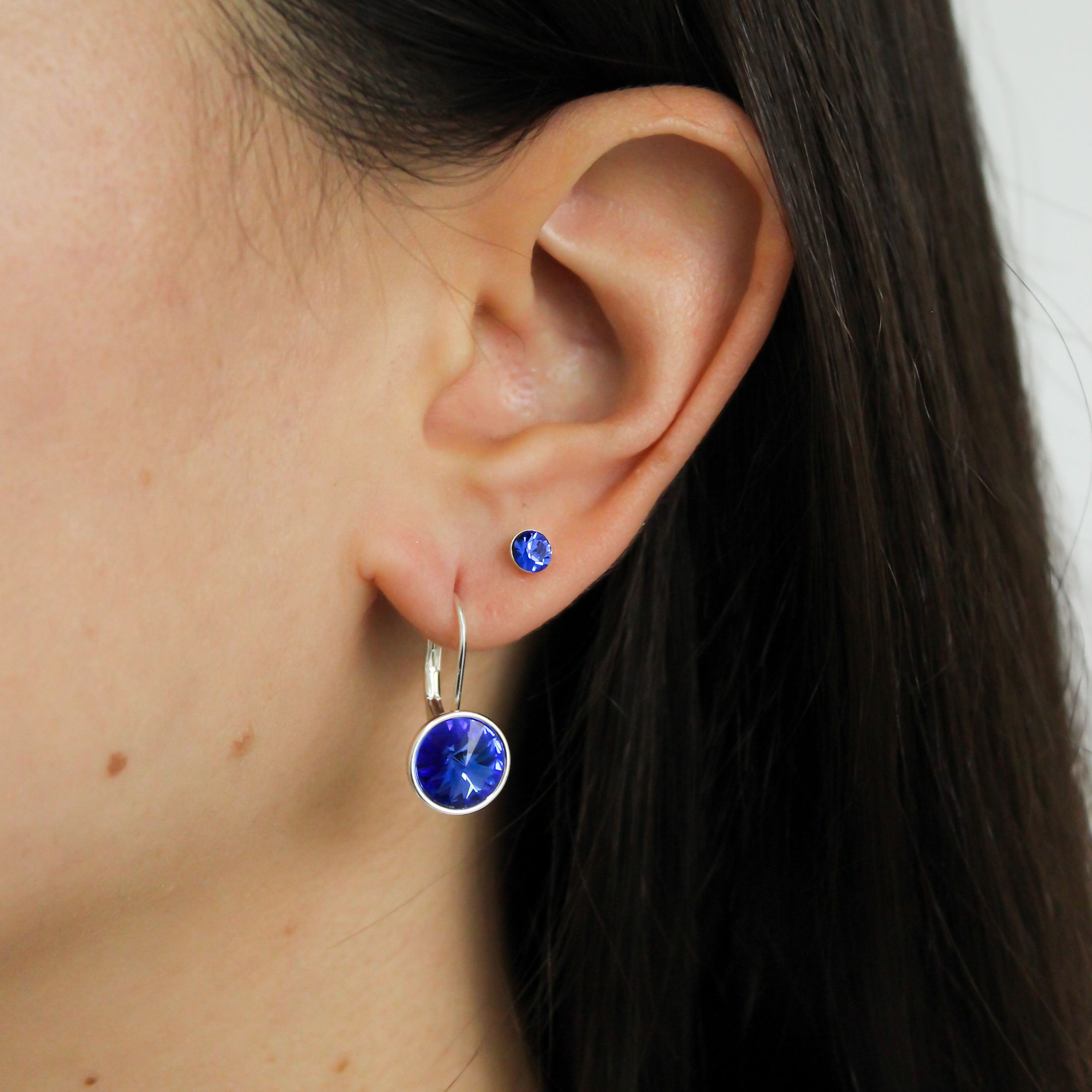 Aros Wish. Plata 925 y Cristal SW