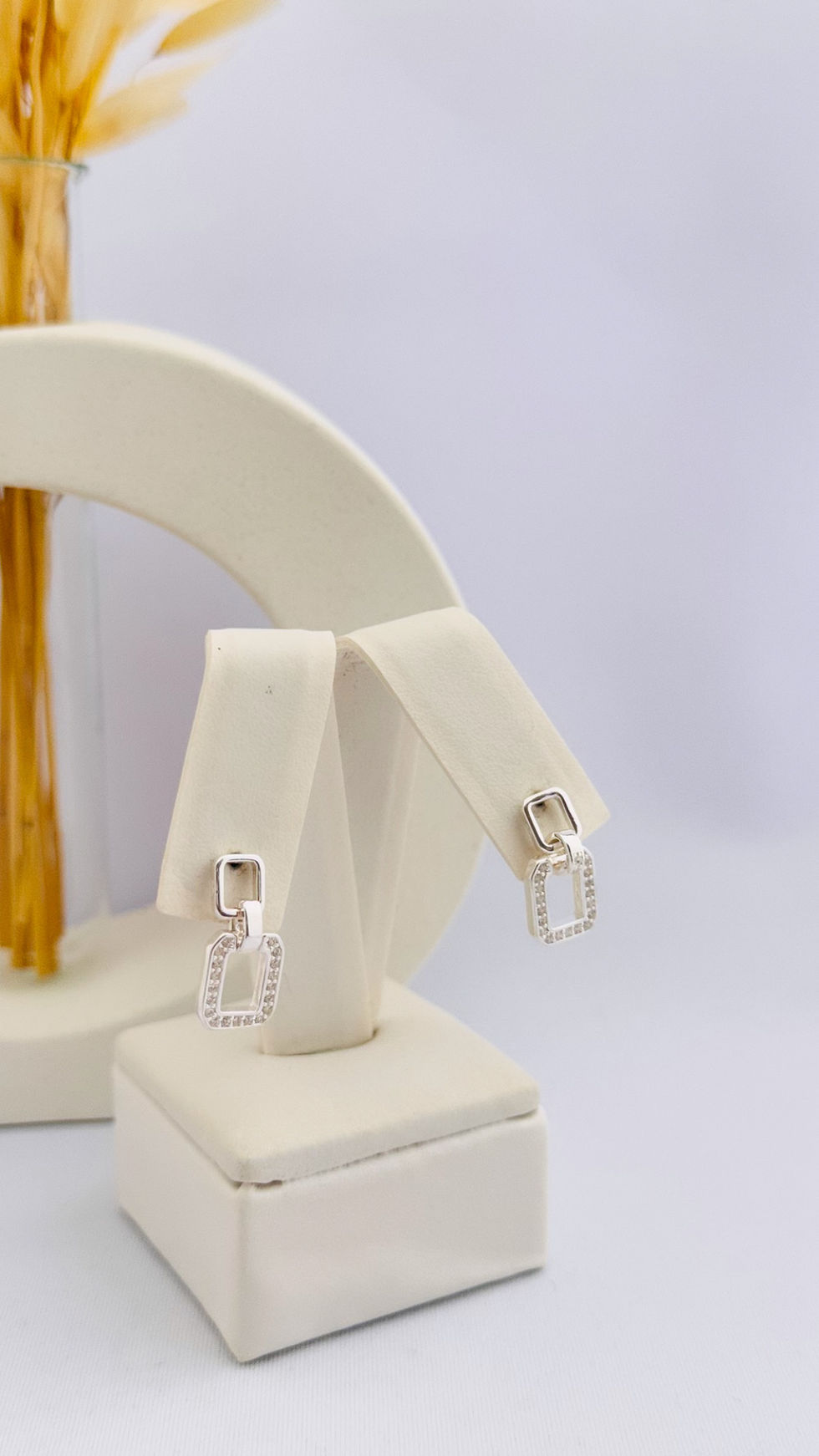 Miniatura: Caravanas eslabones. Plata 925