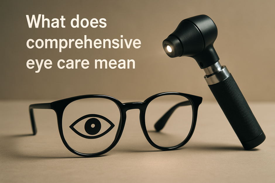 What does comprehensive eye care mean
