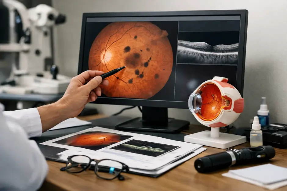 What is the main cause of eye floaters
