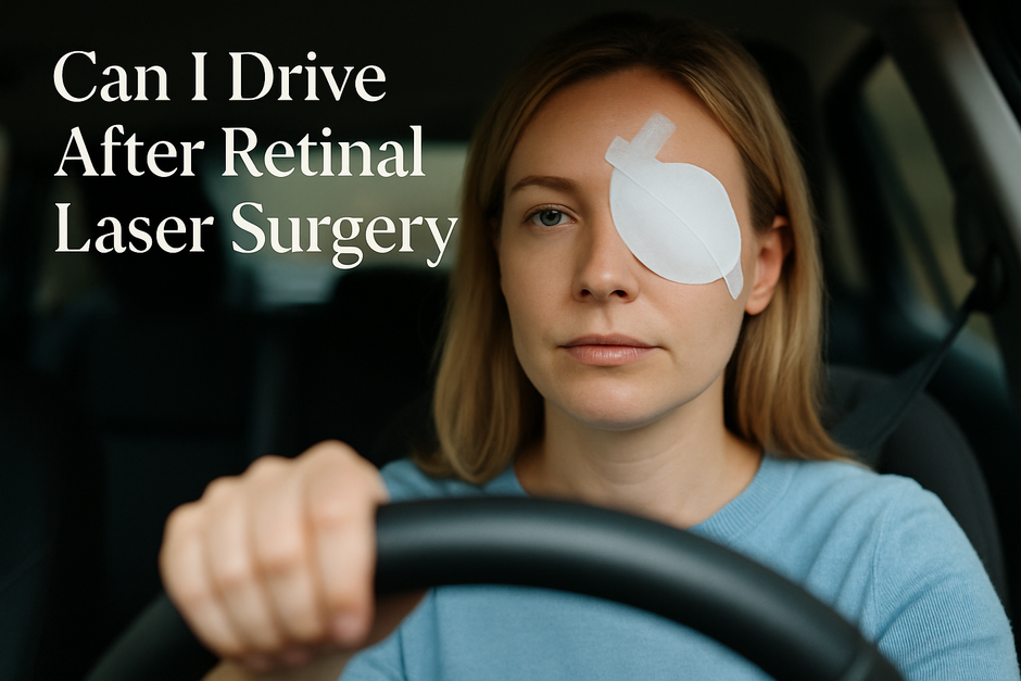 Can I drive after retinal laser surgery