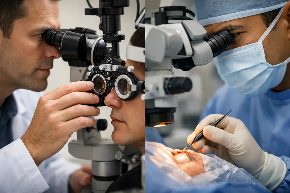 What is the difference between optometrist and ophthalmologist