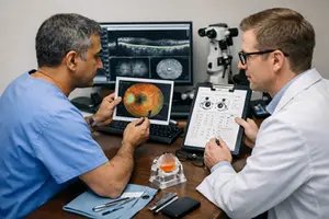 What is the difference between an ophthalmologist and an optometrist