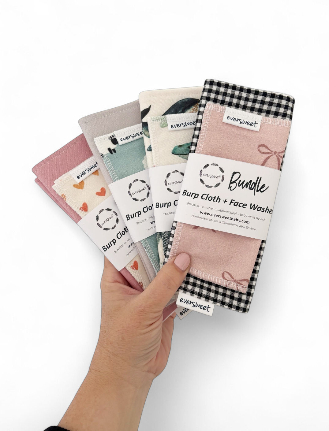 MESSY MOMENTS BUNDLE - Burp Cloth & Baby Face Wash