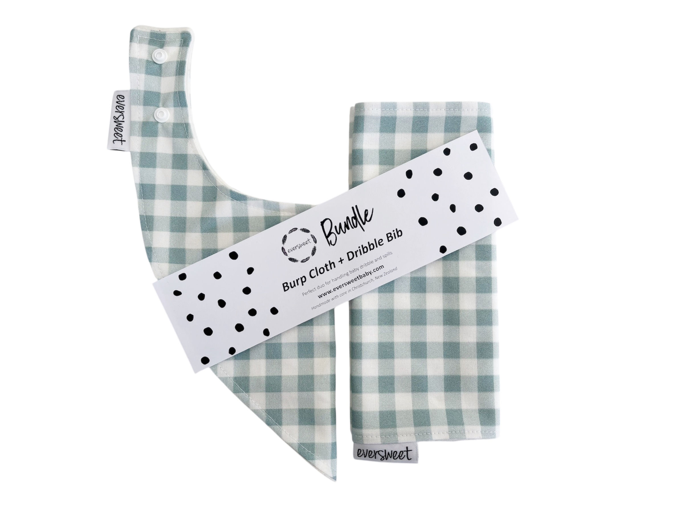 CATCH IT ALL BUNDLE - Burp Cloth & Dribble Bib