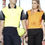 Thumbnail: Womens Hi Vis Zone Short Sleeve Polo
