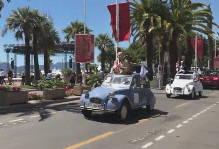 Le Gendarme en Fantomas op boulevard Filmfestival Cannes