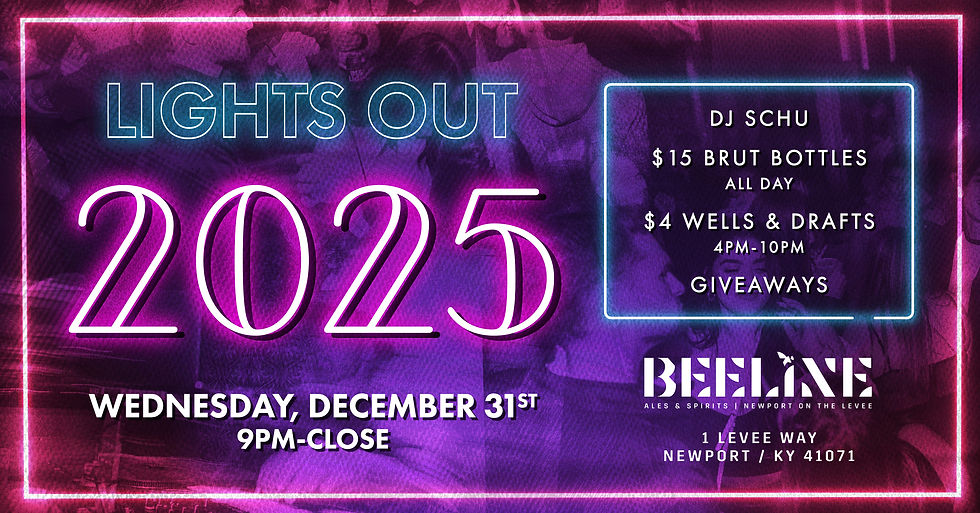 Lights Out 2025: NYE at Beeline Newport