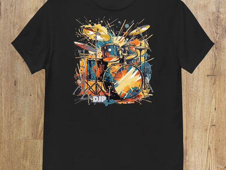Drummer T-Shirt Designed by a Drummer