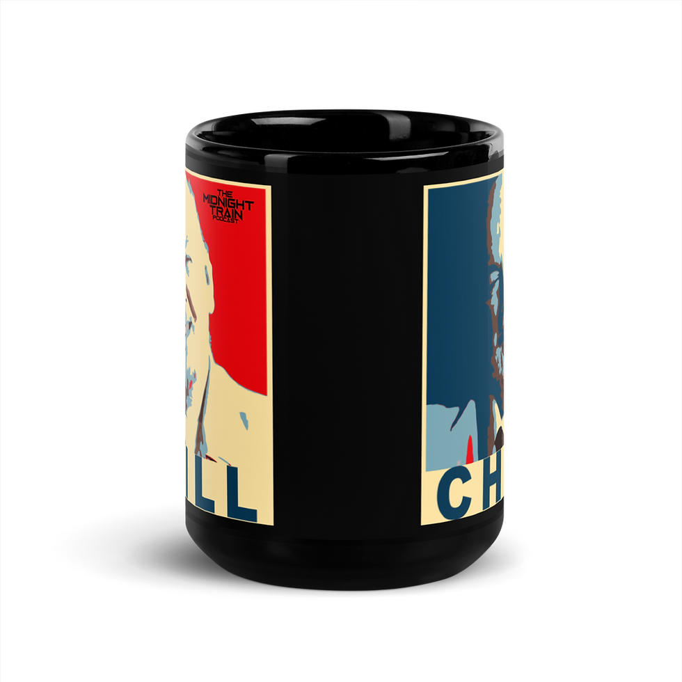 Miniatura: The Ice Man "Chill" Black Glossy Mug