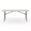 Thumbnail: 6'x30" Heavy Duty White Plastic Bi-Folding Table