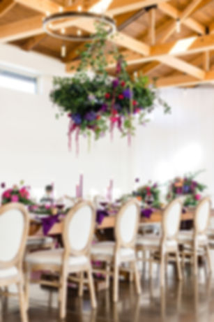 Hanging Floral Chandelier Frame