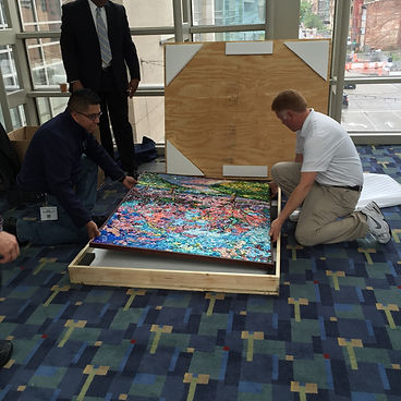 Cherry Blossoms Mosaic