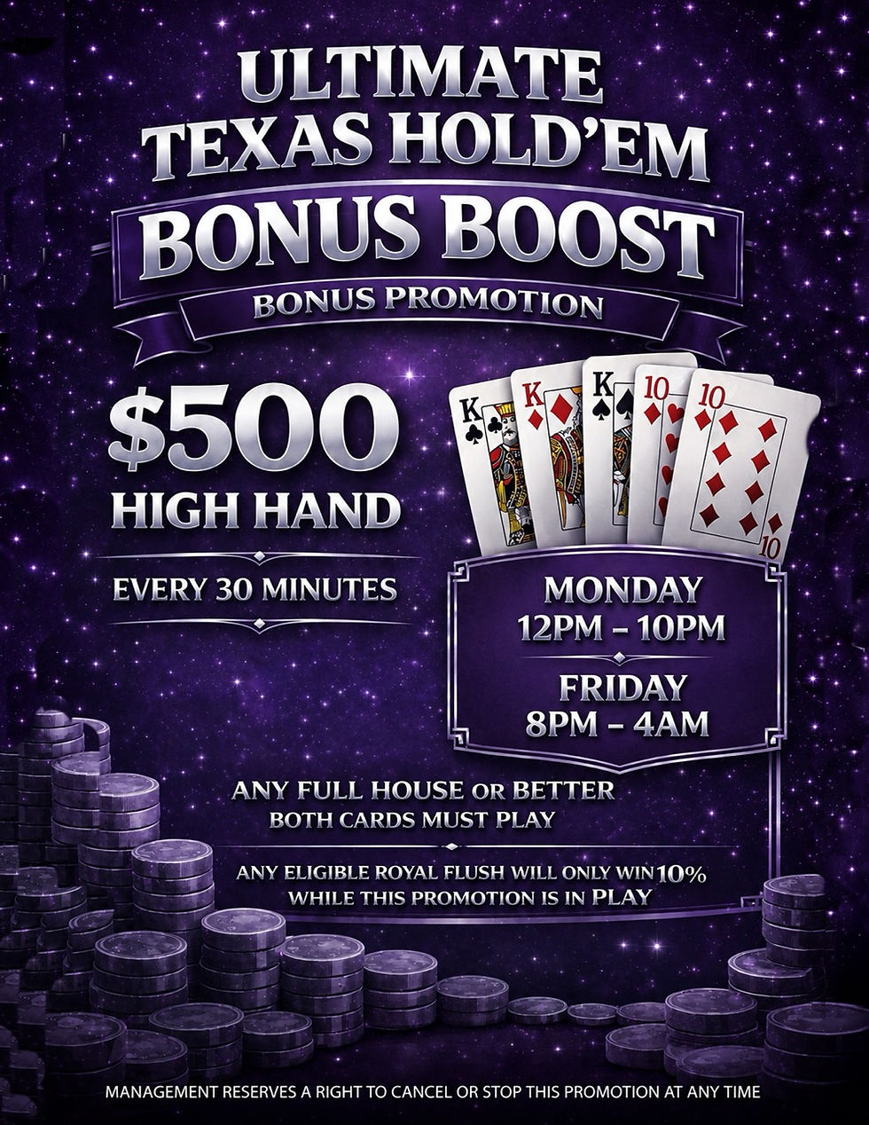 Ultimate Texas Hold'em - Bonus Boost