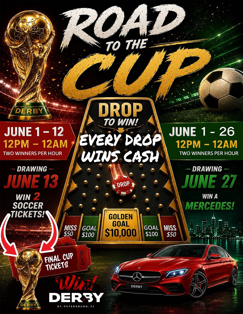 Road To The Cup (June 14 - 26) Win a brand new Mercedes