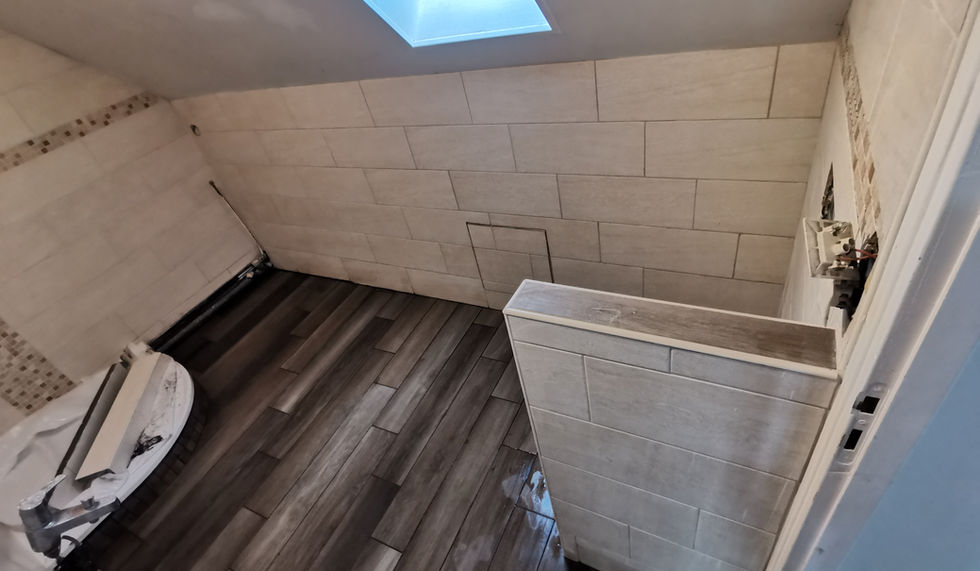 Rénovation et réagencement d'une salle de bain à Igny