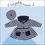 Thumbnail: Robe bébé col marinière + Béret - MH746