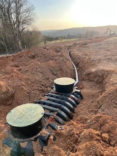 Septic system installation