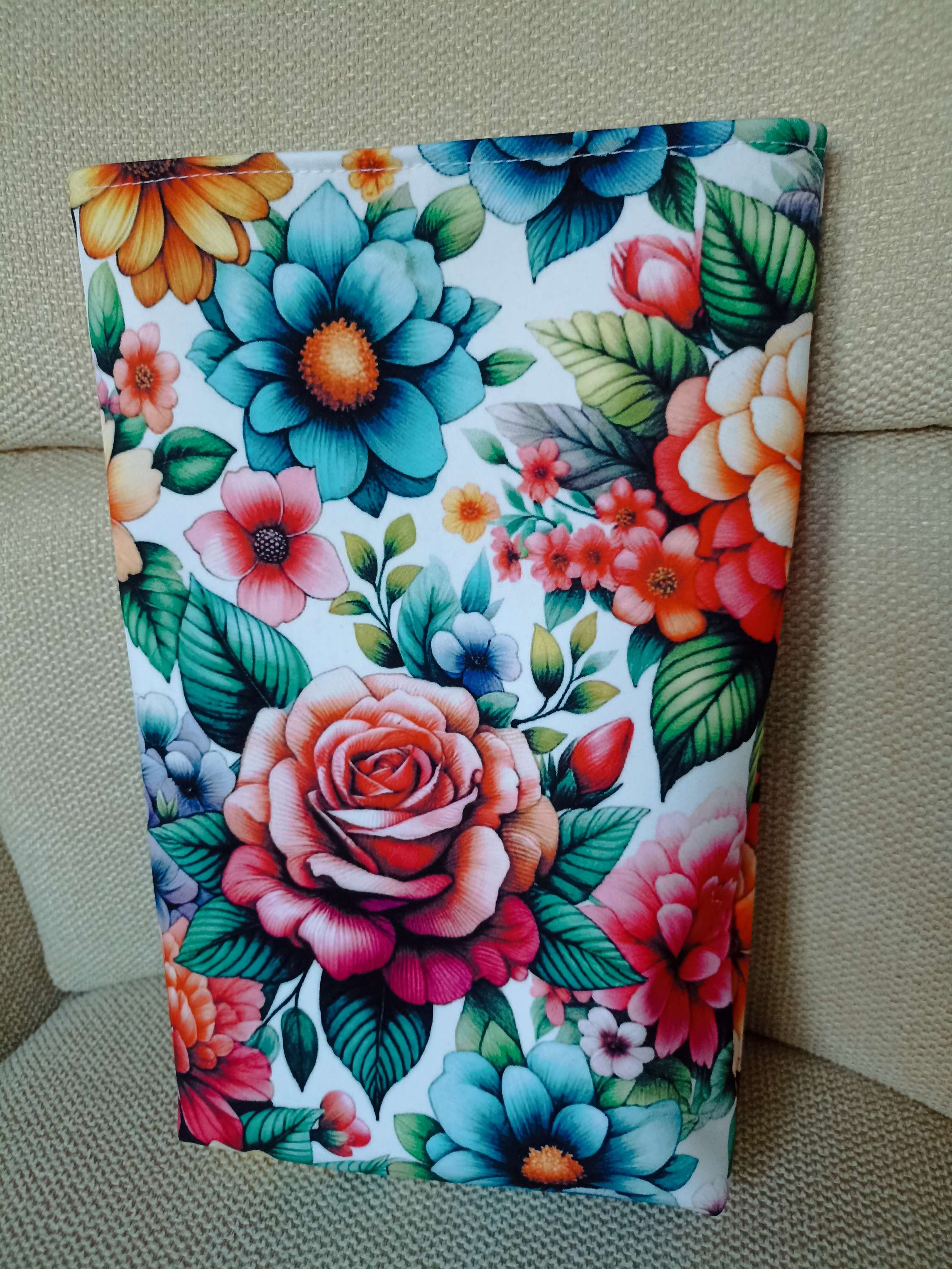 Softshell-Buchtasche Floral