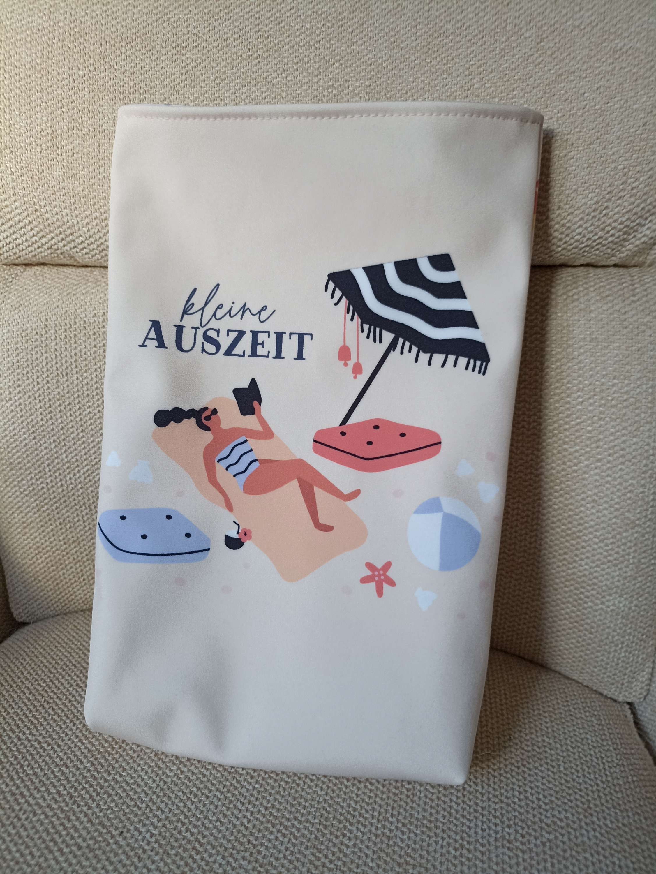 Softshell-Buchtasche Strand