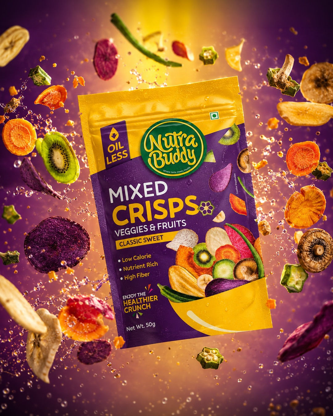 Mixed Fruits and Vegetable Chips