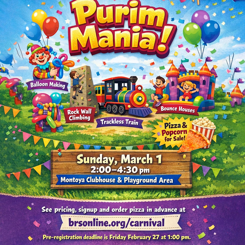 Purim Carnival
