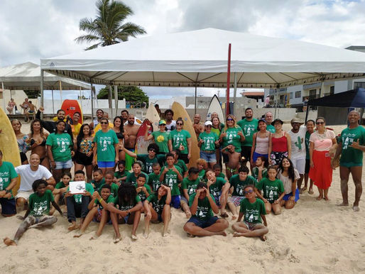 Projeto “Peró + Que Azul” encanta participantes e voluntários