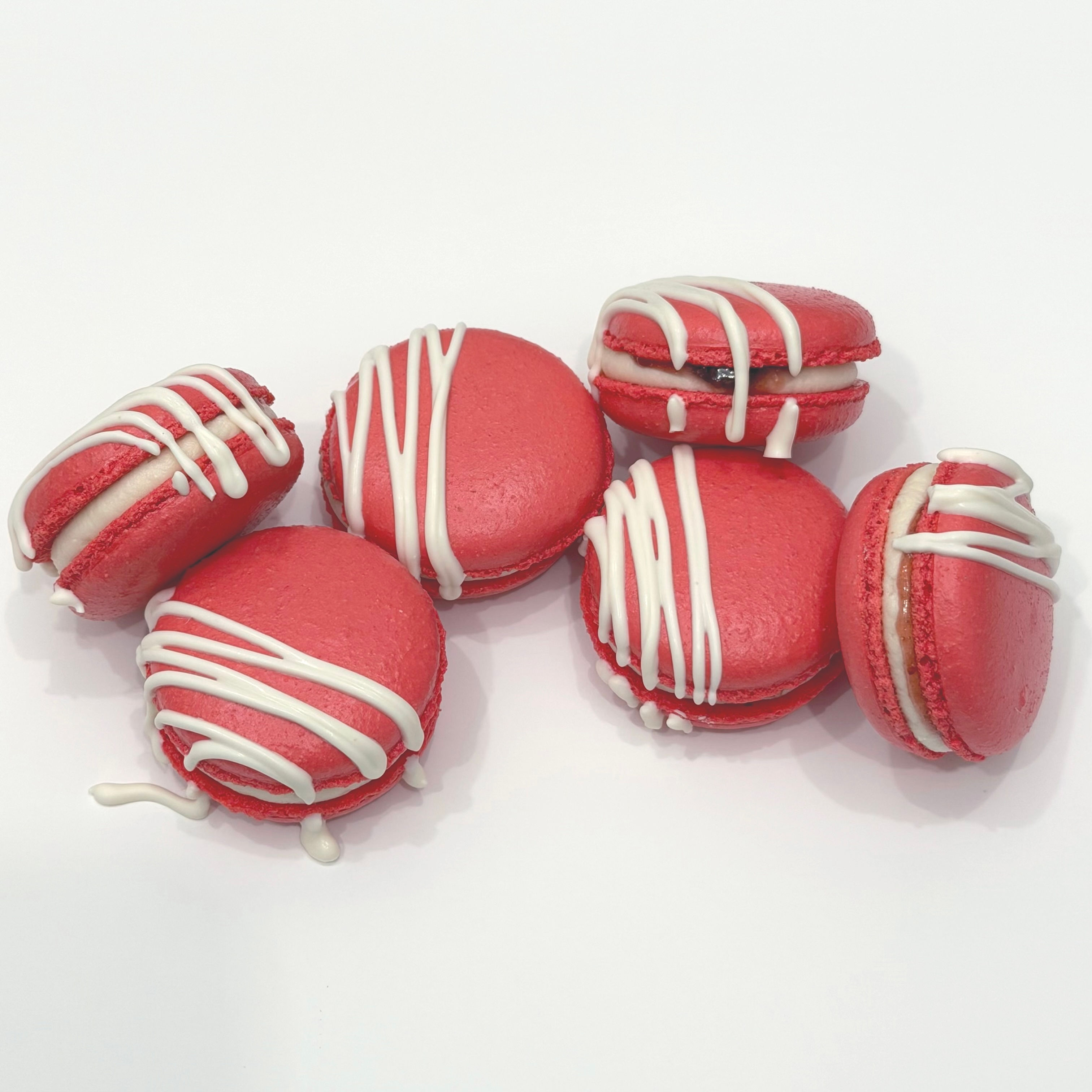 Strawberries & Cream Macarons