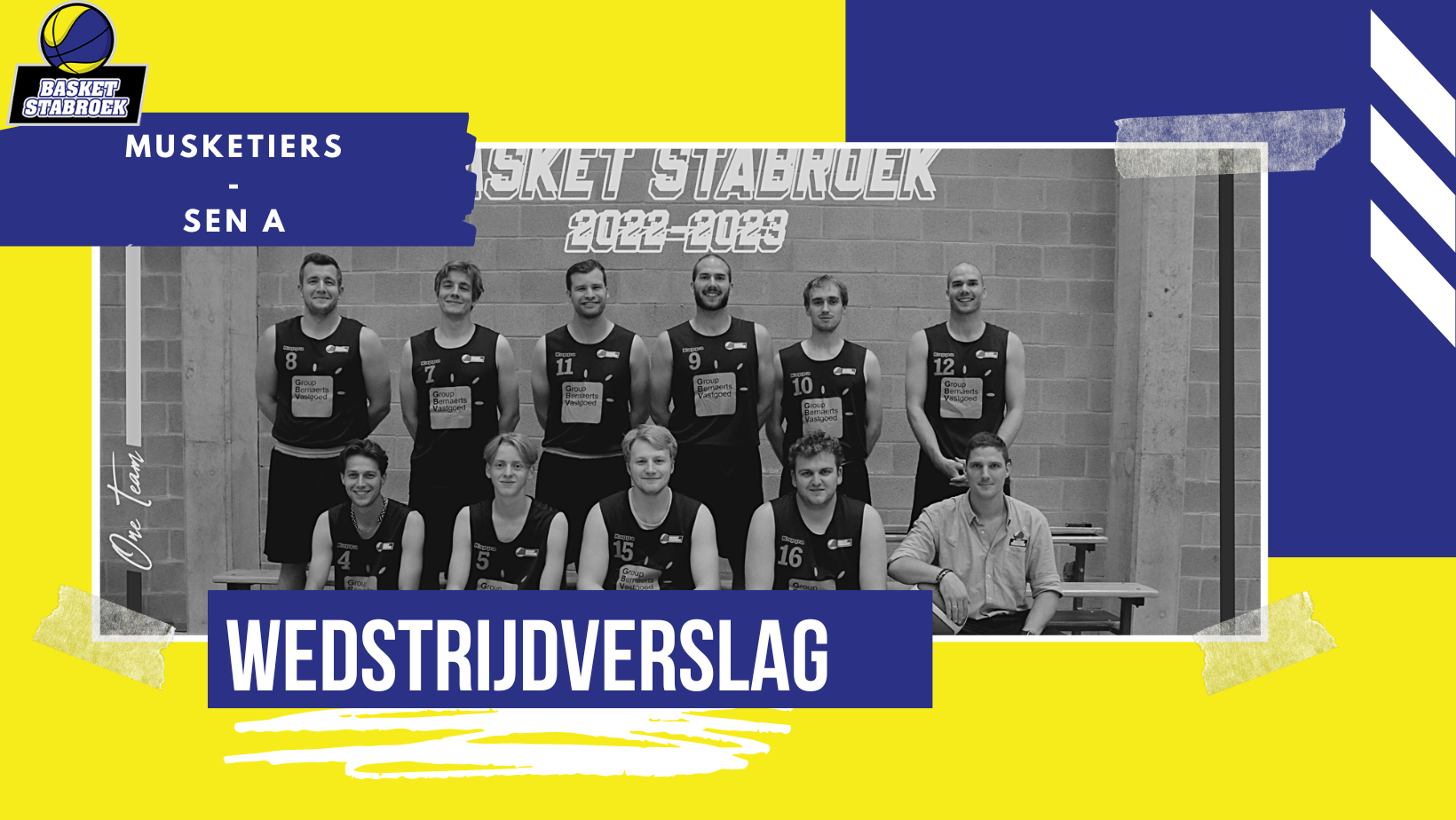 Bekerwedstrijd Musketiers Vremde vs Basket Stabroek SenA - 29.10.2022 content media
