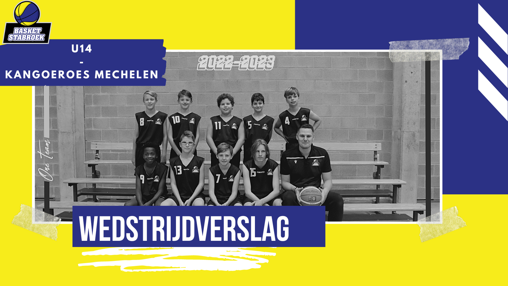 Bekerwedstrijd Basket Stabroek vs Kangoeroes Mechelen U14 - 29.10.2022 content media