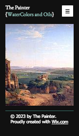 Vizuální umění website templates – Umělecký malíř