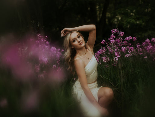 Wildflowers | High School Senior Session in Coeur d'Alene CDA Idaho