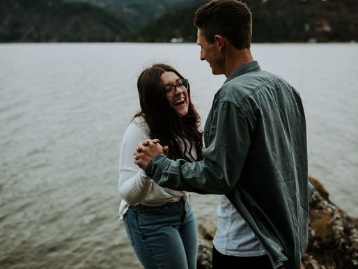 Proposal Session at Higgins Point in CDA Idaho on Lake Coeur d'Alene