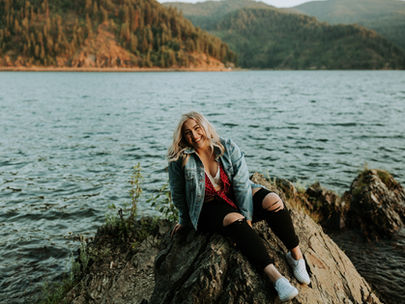 High School Senior Session | Downtown Coeur d'Alene and CDA Lake