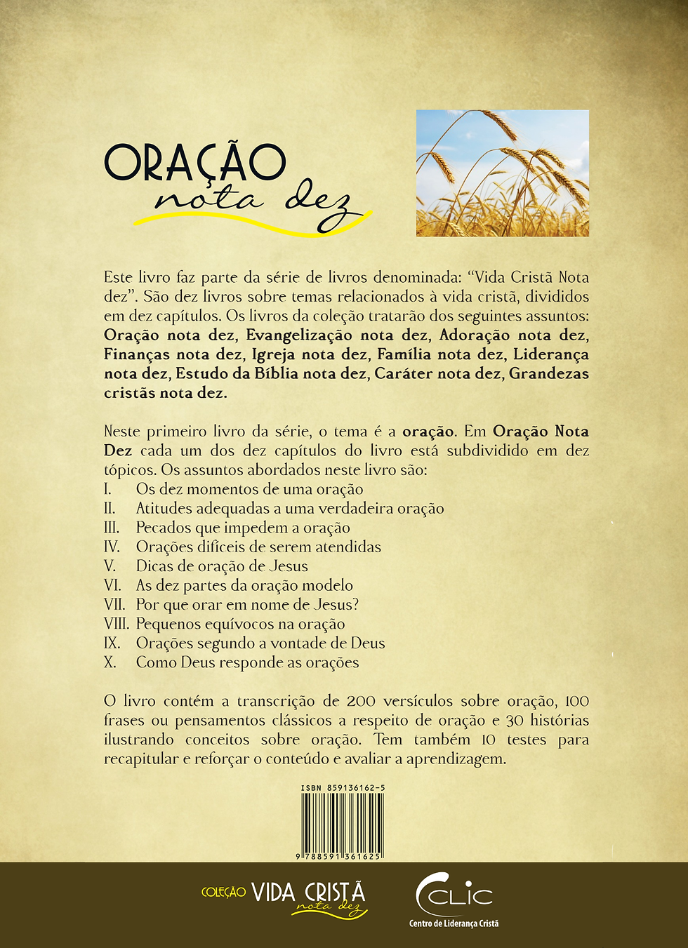 Miniatura: Oração Nota Dez | Coleção Vida Cristã Nota Dez