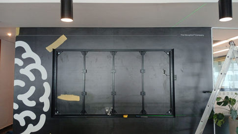 Ledwall frame estrutura metálica para painel de led