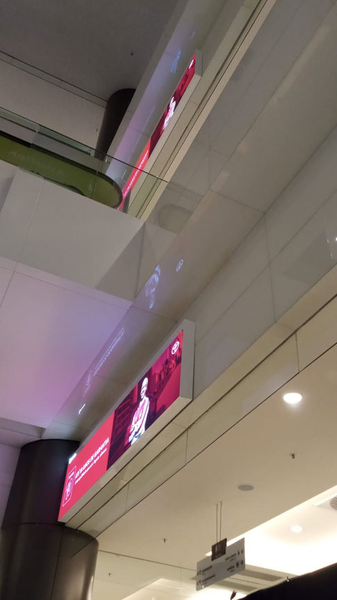 Painel de led suspenso