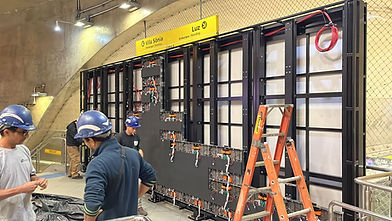 Instalação painel de led