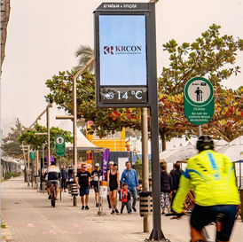 Relógio painel de led MUP