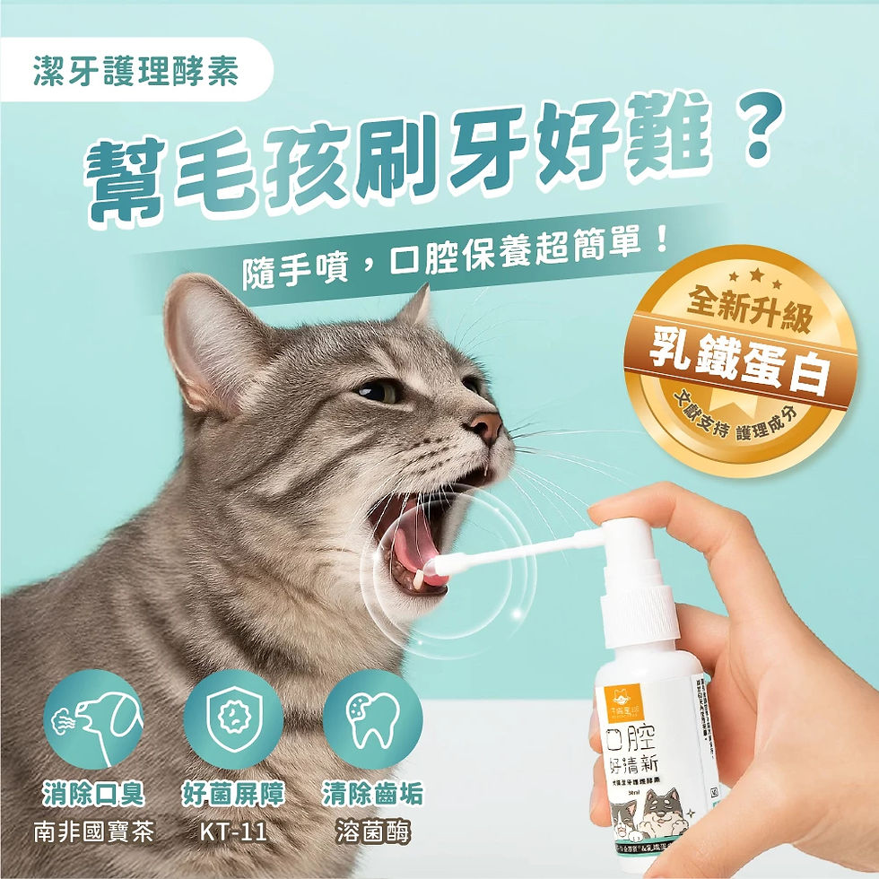 縮圖：汪喵星球 潔牙護理酵素｜犬貓潔牙酵素 30ml