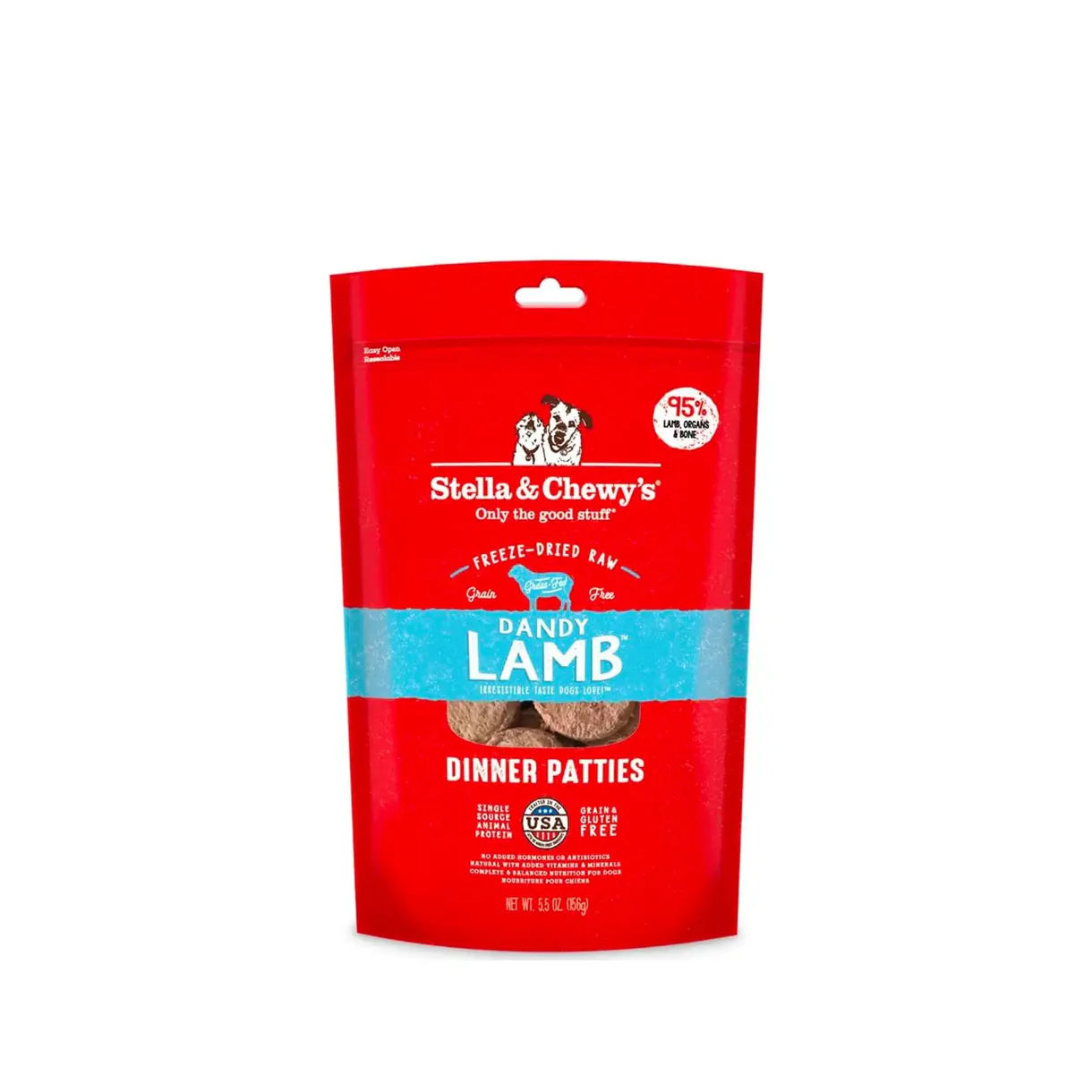 Stella & Chewy’s Lamb (羊肉配方)凍乾生肉餅